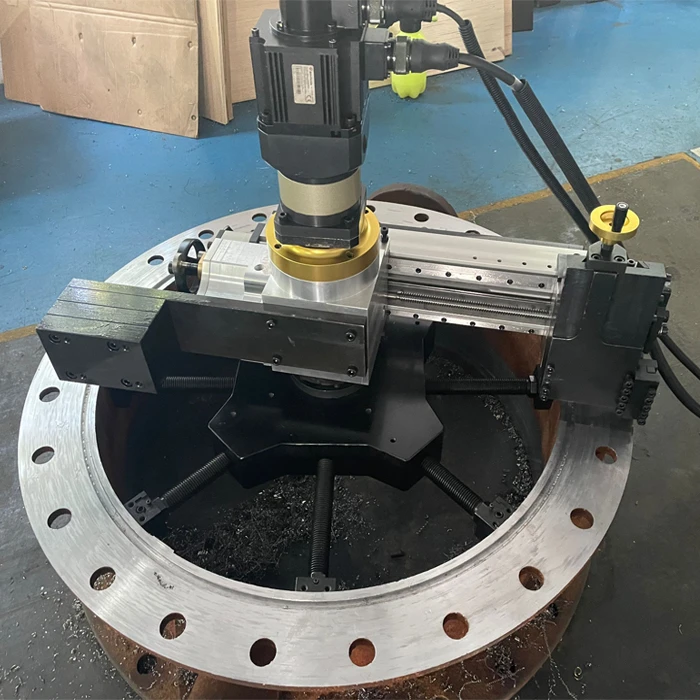 Electric Internal Expansion Flange End Processing Machine